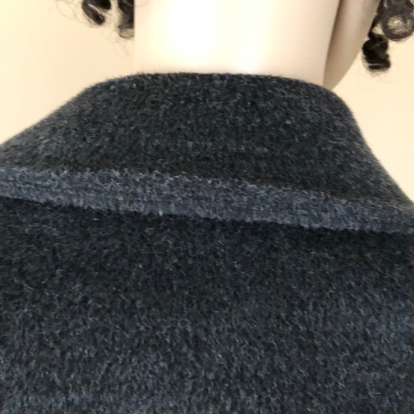 Perry Ellis charcoal gray knee length wool coat - Picture 2 of 8